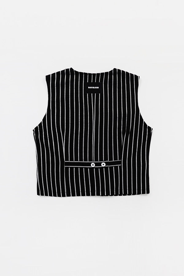 Badblood AJ Vest - Black/Stripe