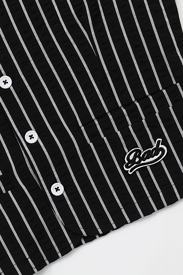 Badblood AJ Vest - Black/Stripe