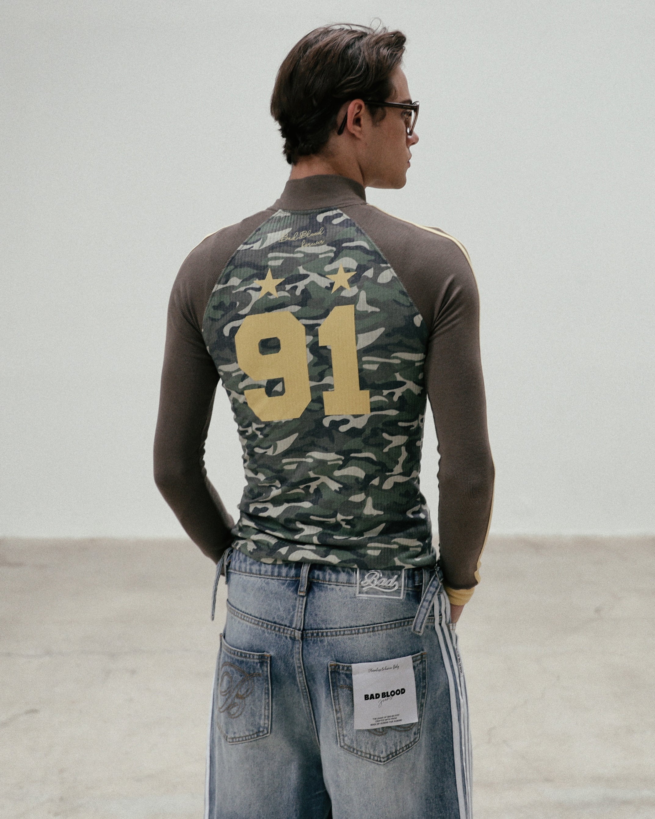 Badblood Jersey Track Top - Camo