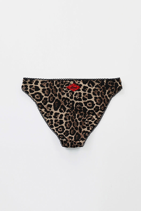 Badblood Leopard Bikini Bottom Brown