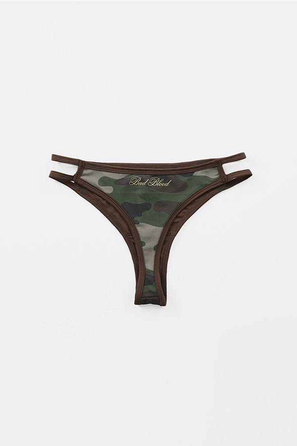 Badblood Camo Bikini Bottom Military