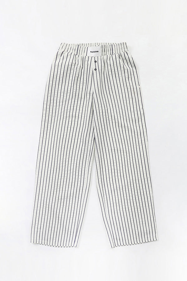 Badblood AJ Easy Pants White/Stripe