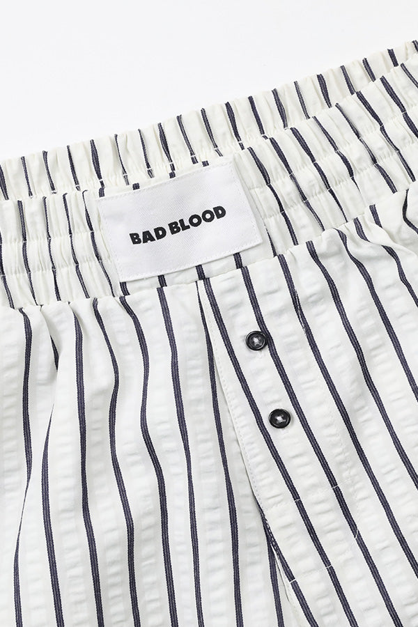 Badblood AJ Easy Pants White/Stripe