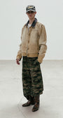 Badblood Camo 2 Way Curved Jogger Trousers - Military