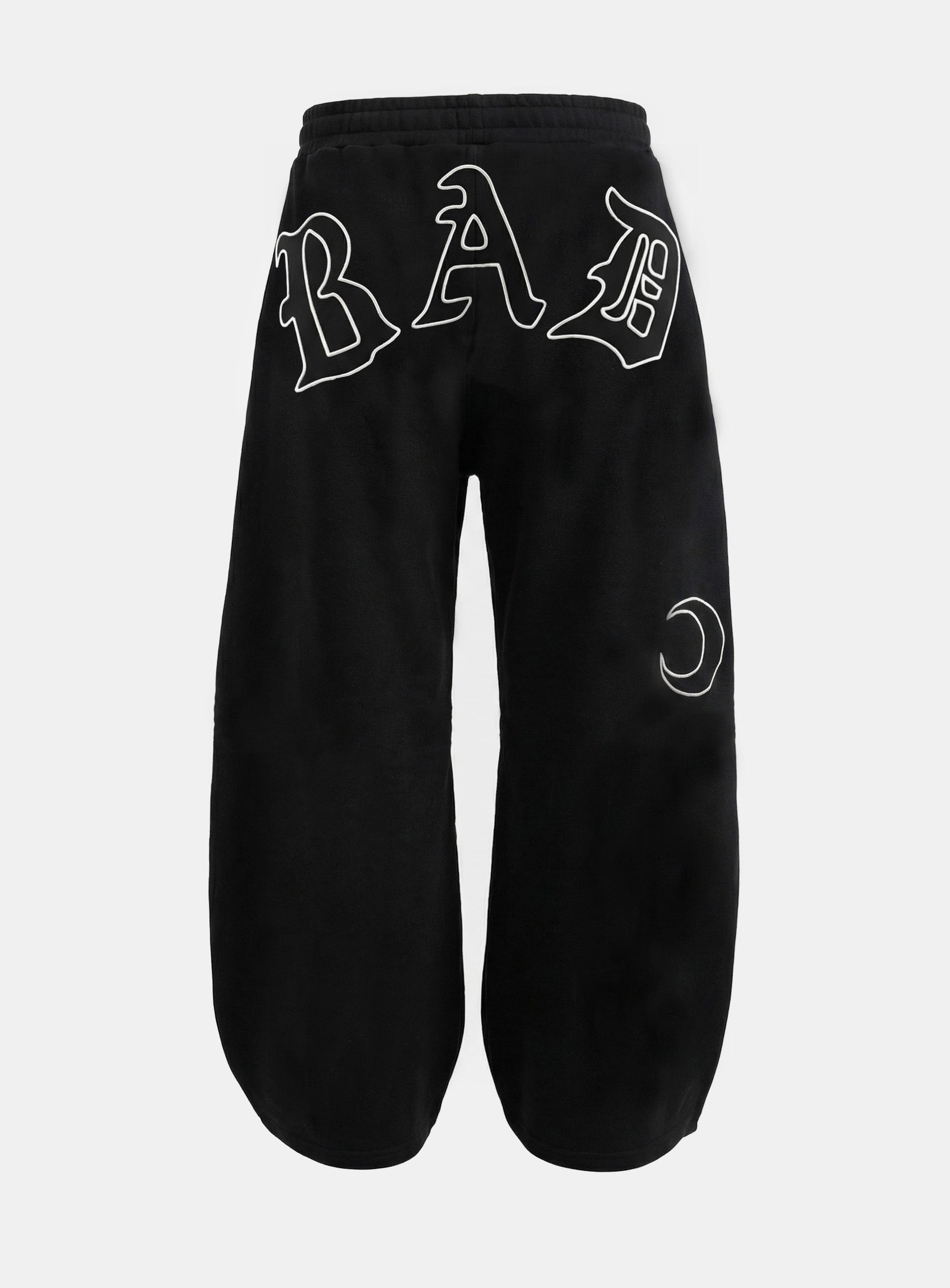 Badblood Titan Stroke Baggy Joggers - Black
