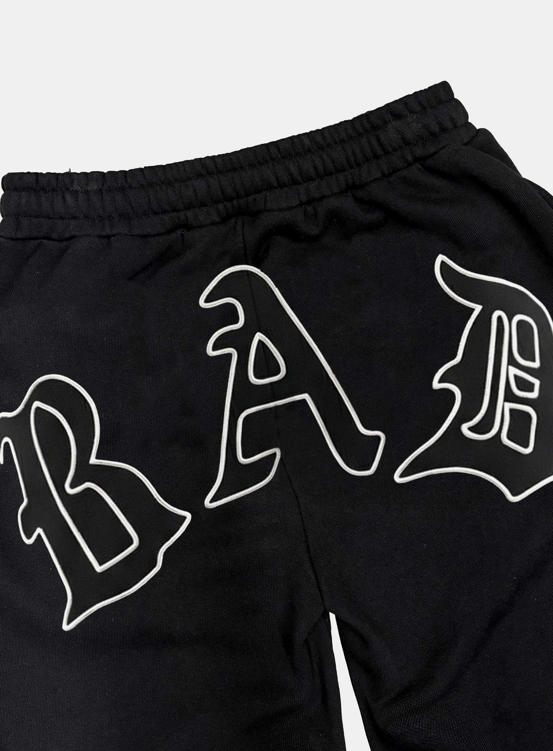 Badblood Titan Stroke Baggy Joggers - Black