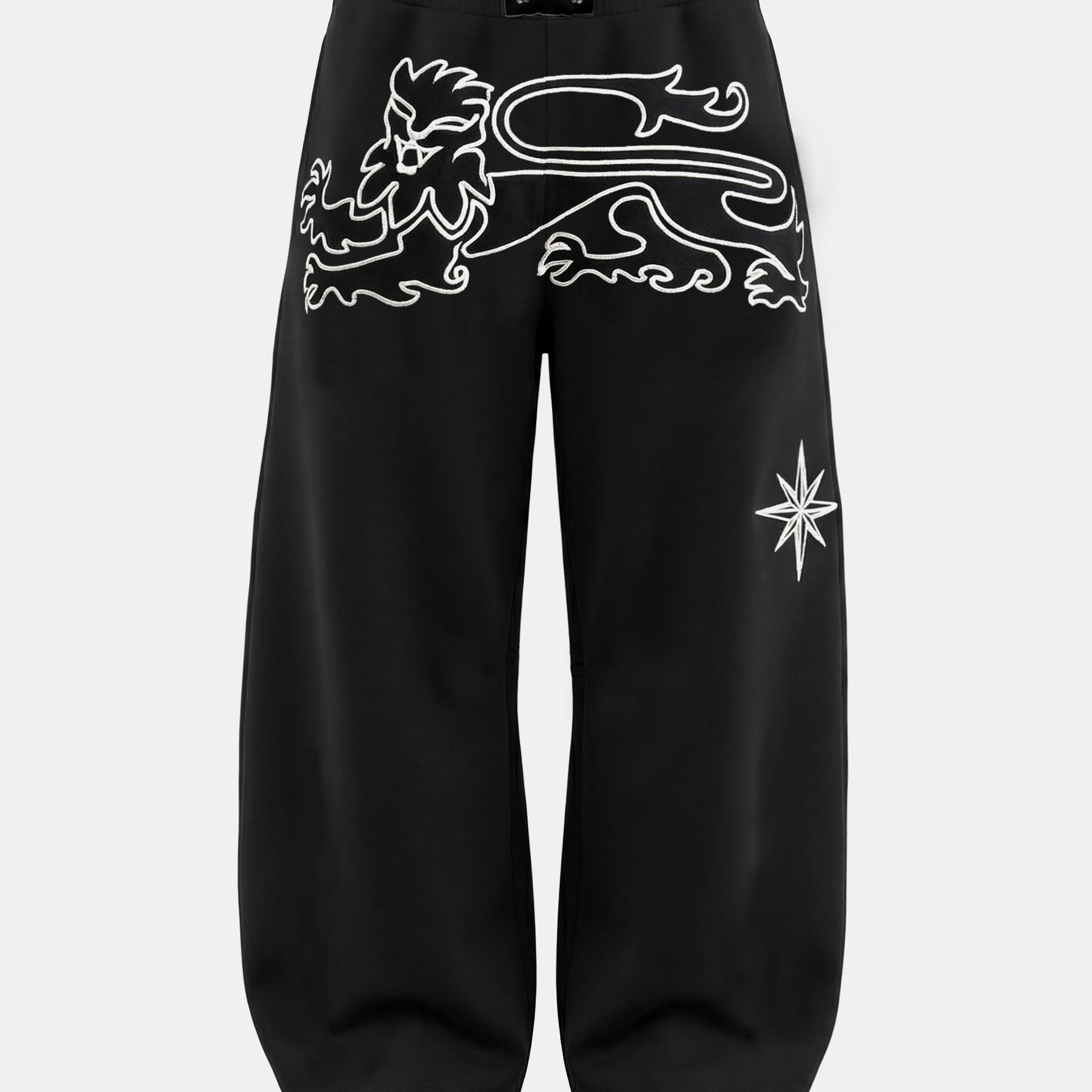 Badblood Titan Stroke Baggy Joggers - Black