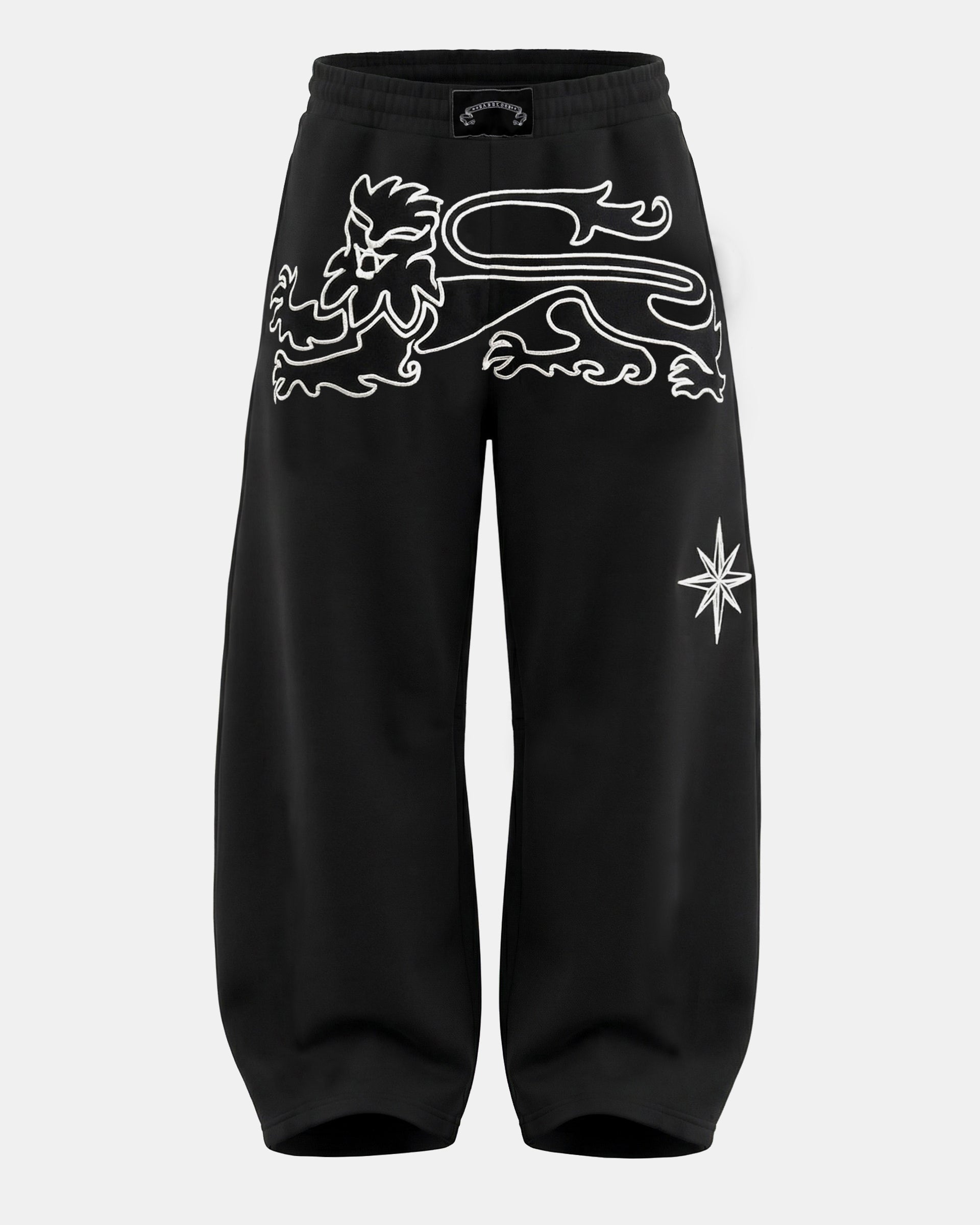 Badblood Titan Stroke Baggy Joggers - Black