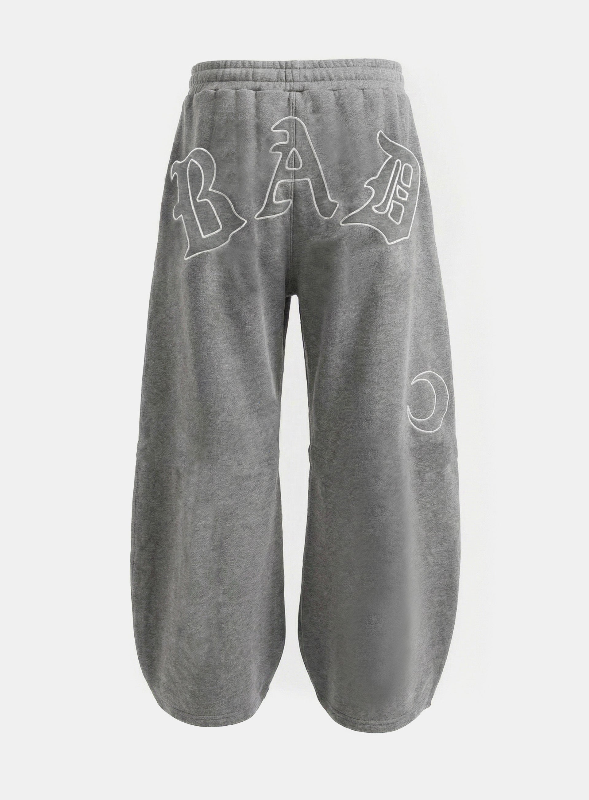 Badblood Titan Stroke Baggy Joggers - Gray