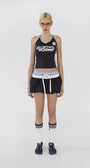 Badblood Billy Balloon Mini Skirt - Navy