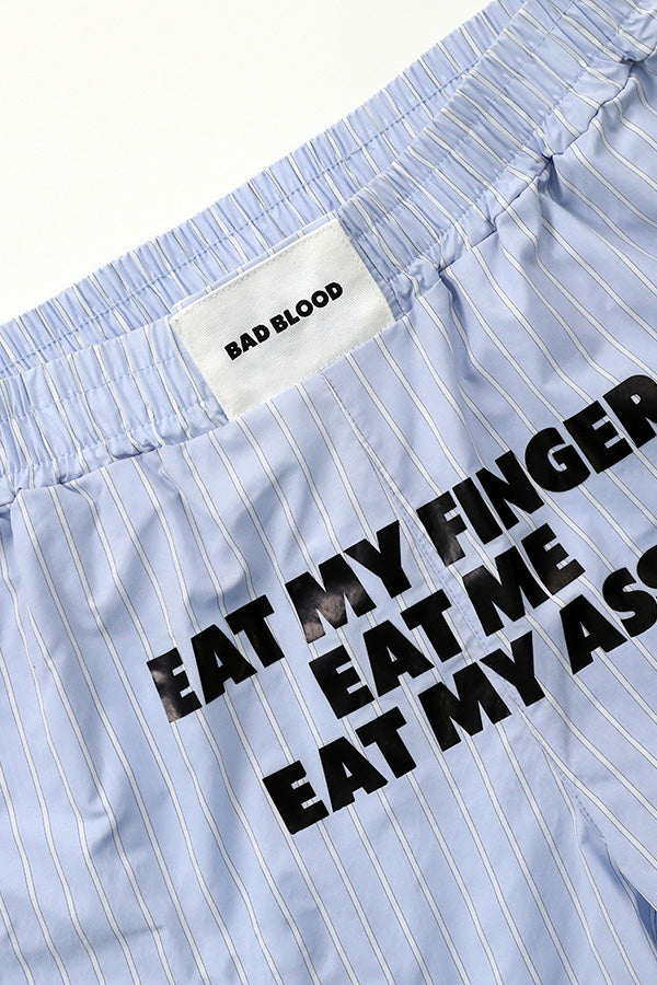 Badblood EMF Boxer Shorts Blue/Stripes