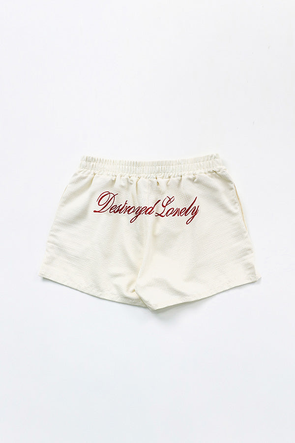 Badblood Destroyed Lonely Boxer Shorts - Cream