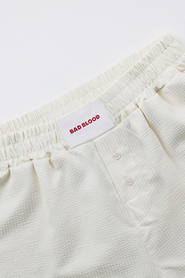 Badblood Destroyed Lonely Boxer Shorts - Cream