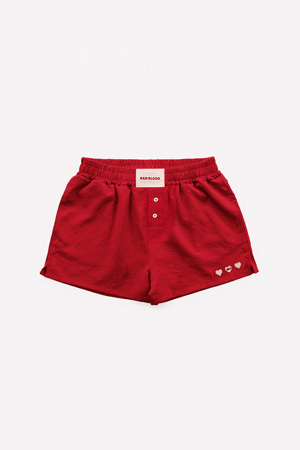 Badblood Destroyed Lonely Boxer Shorts - Red