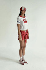 Badblood 91 Football Shorts Red