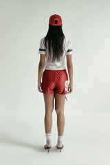 Badblood 91 Football Shorts Red – BBGSHOPHK