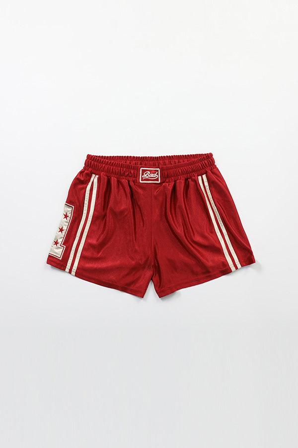 Badblood 91 Football Shorts Red