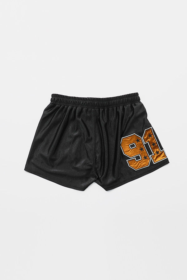 Badblood 91 Football Shorts Black