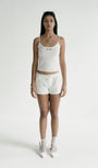 Badblood Classic Logo Pointel Micro Boxer Shorts - White
