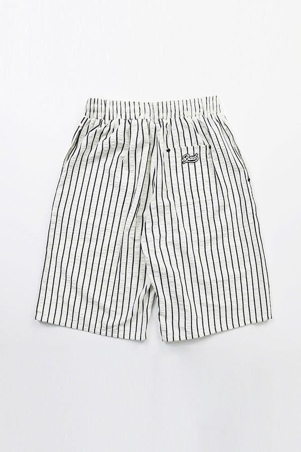 Badblood  AJ Easy Bermuda Pants White/Stripes