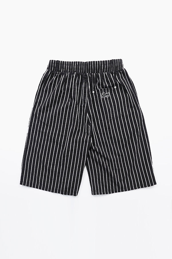 Badblood  AJ Easy Bermuda Pants Black/Stripe