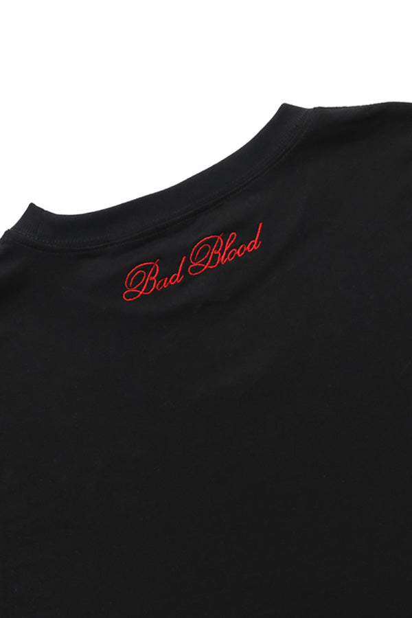 Badblood  Classic Logo T-Shirt Slim Fit - Black