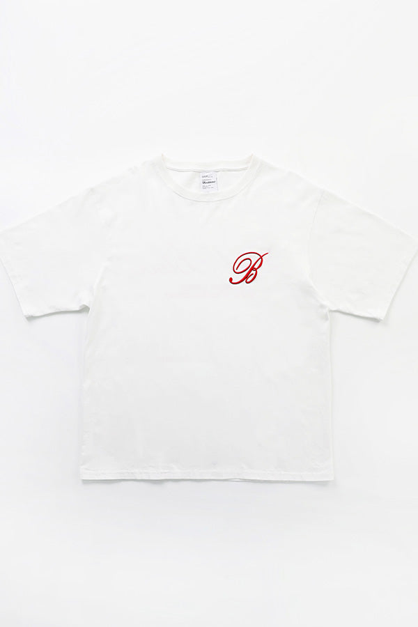 Badblood Classic logo t-shirt loose fit - White