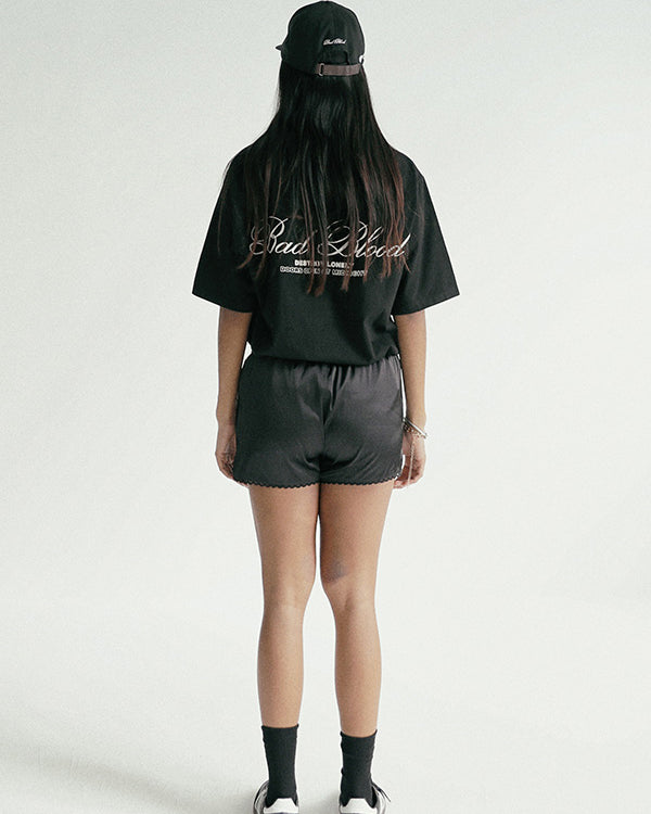 Badblood Classic Logo T-Shirt Loose Fit - Black