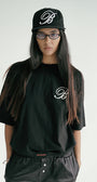 Badblood Classic Logo T-Shirt Loose Fit - Black