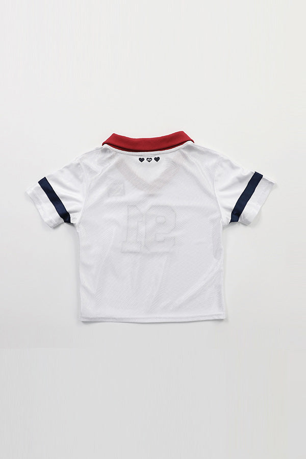 Badblood 91 Football Jersey Slim Fit – White