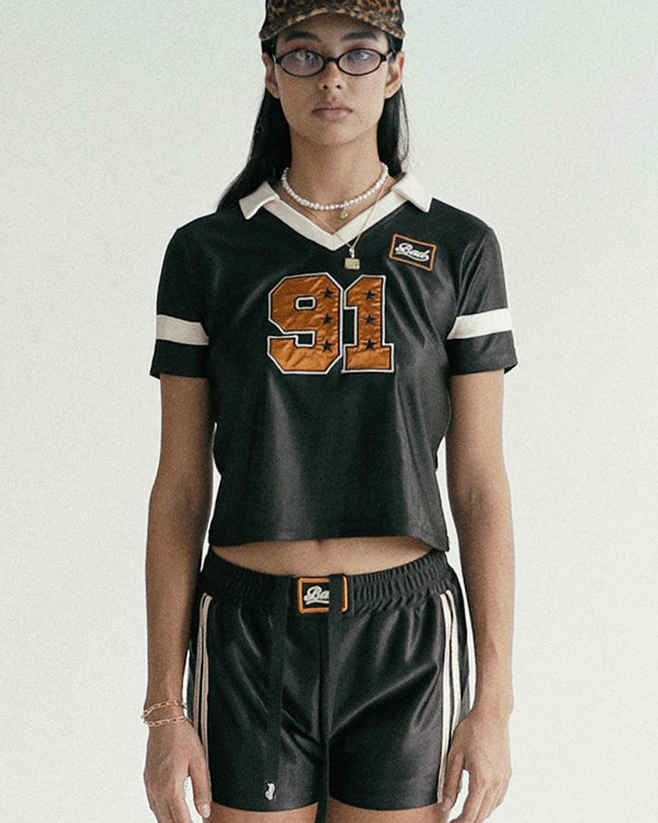 Badblood 91 Football Jersey Slim Fit Black