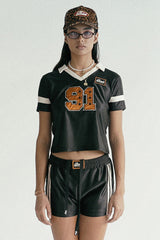 Badblood 91 Football Jersey Slim Fit Black