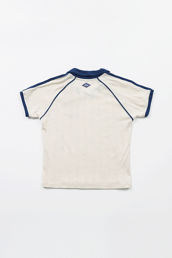 Badblood Pointelle Soccer Shirt Blue