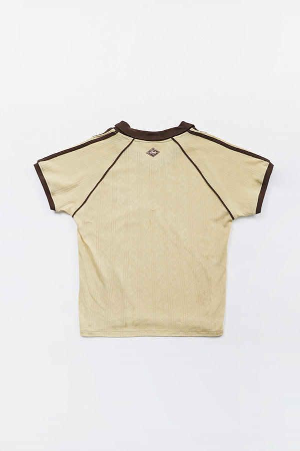 Badblood Pointelle Soccer Shirt Brown