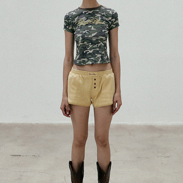 Badblood Camo short sleeve slim fit - military
