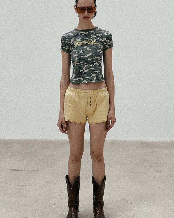 Badblood Camo short sleeve slim fit - military