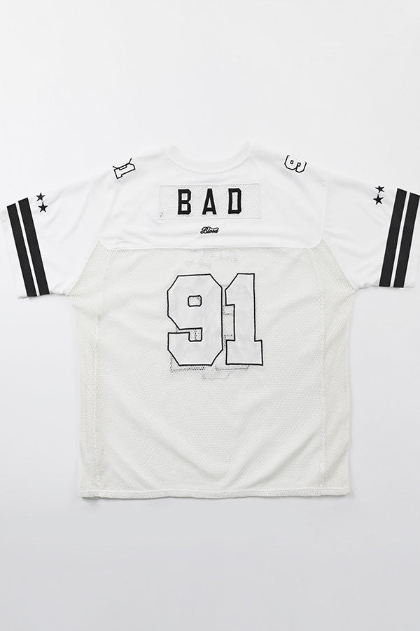 Badblood Crochet 91 Football Jersey Large Fit White