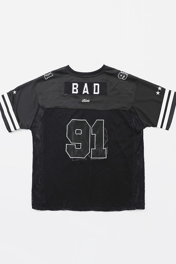 Badblood Crochet 91 Football Jersey Large Fit Black