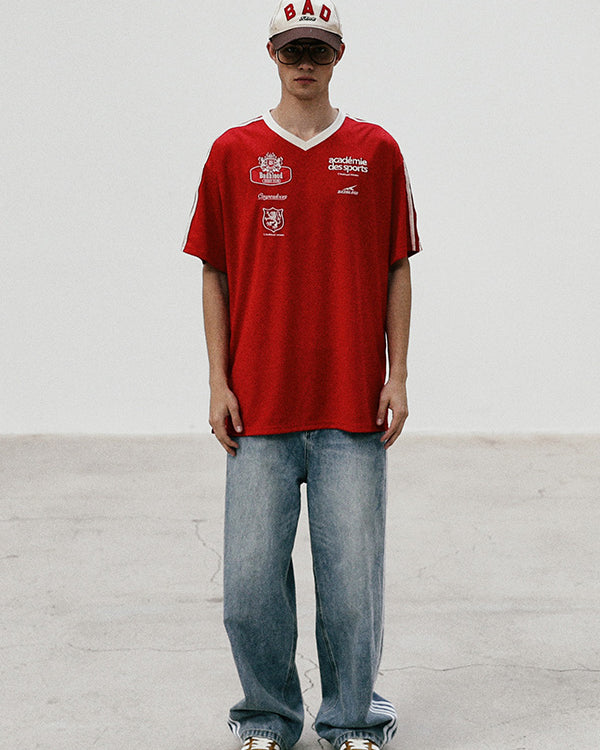 Badblood Sports Club Jersey ADS Short Sleeve - Red