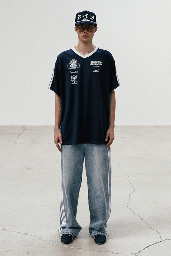 BADBLOOD ♥ Lion Jersey Ringer T-Shirt/追跡付 BADBLOOD ♥ Lion Jersey Ringer T-Shirt/追跡付 (BADBLOOD/T