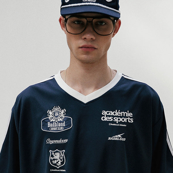 Badblood Sports Club Jersey ADS Short Sleeve - Navy
