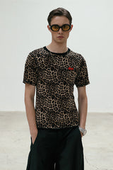 Badblood Reversible Baby T-Shirt - Leopard