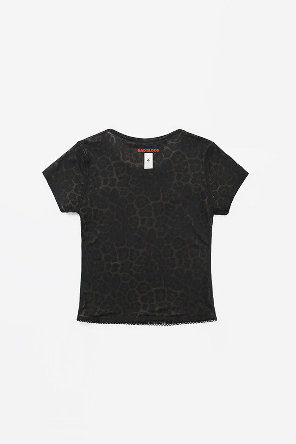 Badblood Reversible Baby T-Shirt - Leopard