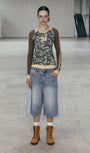 Badblood Nadja Jersey Top - Camo