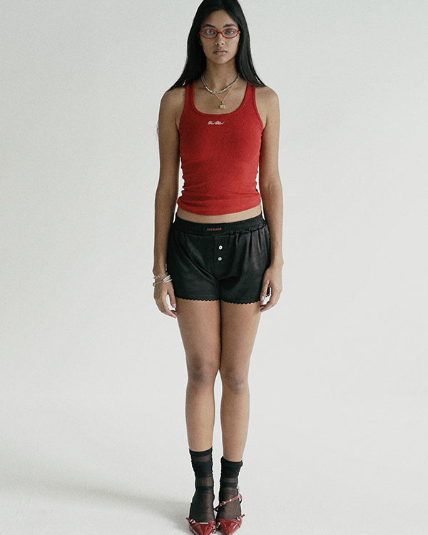 Badblood Classic Logo Basic Tank - Red