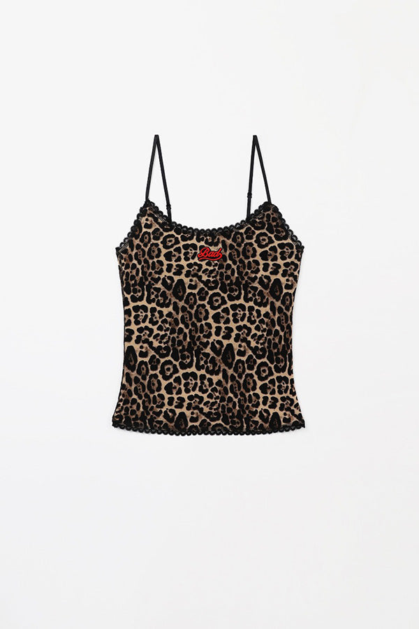 Badblood Leopard Reversible Cami Tank - Brown/Black