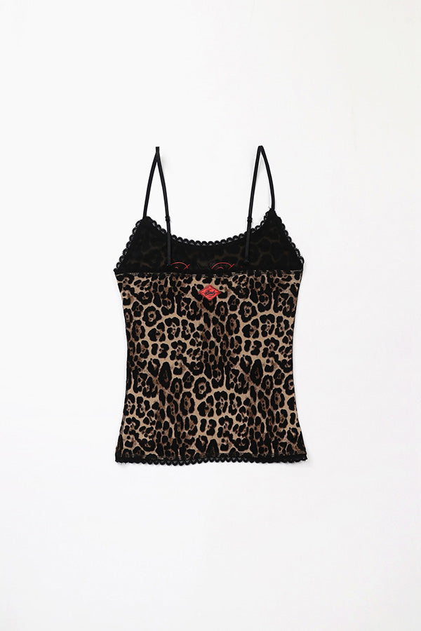 Badblood Leopard Reversible Cami Tank - Brown/Black