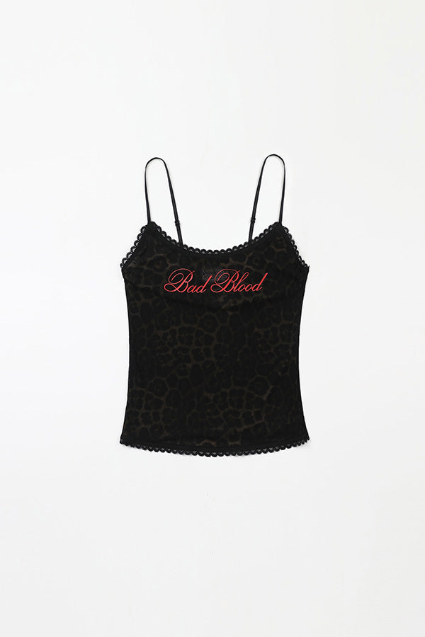 Badblood Leopard Reversible Cami Tank - Brown/Black