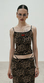 Badblood Leopard Reversible Cami Tank - Brown/Black