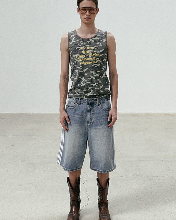 Badblood Camo Tank Top - Military